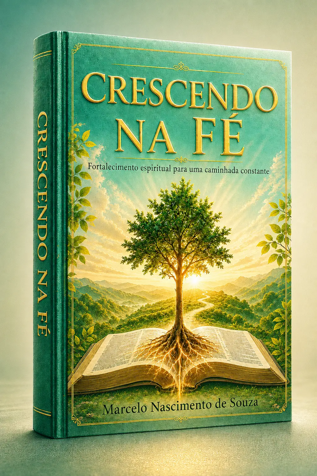 Capa do livro Crescendo na Fé, de Marcelo Nascimento de Souza