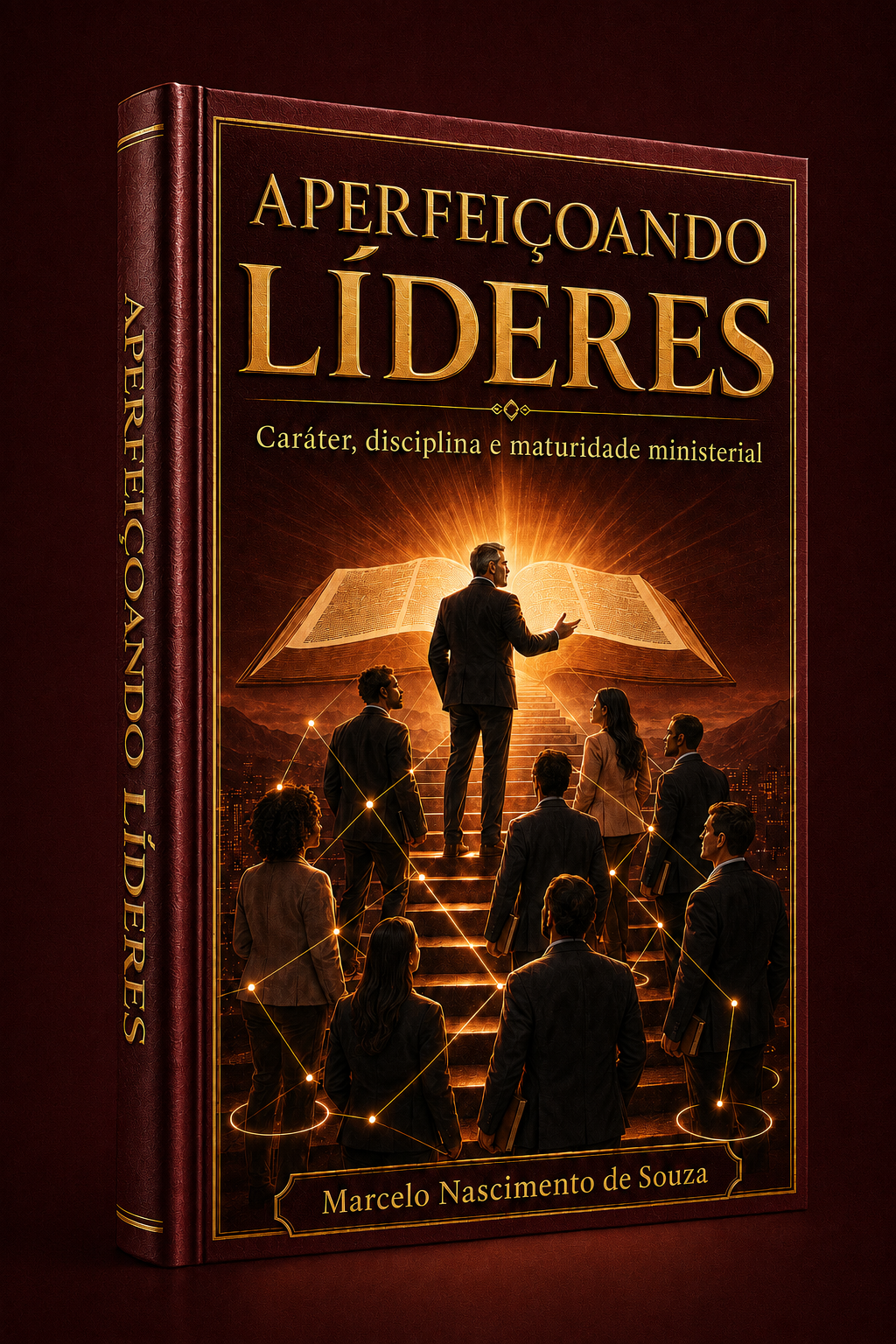 Capa do livro Aperfeiçoando Líderes, de Marcelo Nascimento de Souza